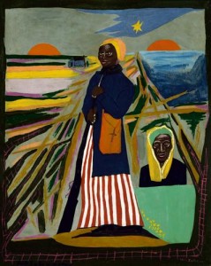  “Harriet Tubman” by William H. Johnson (ca. 1945).